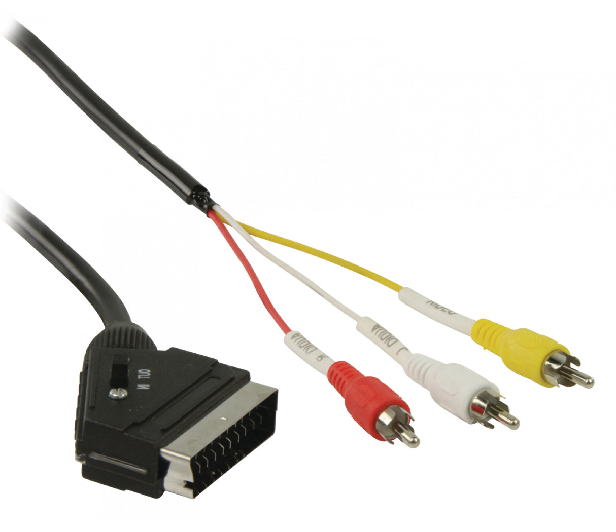 Scart cable to 5 x RCA m. Adapter