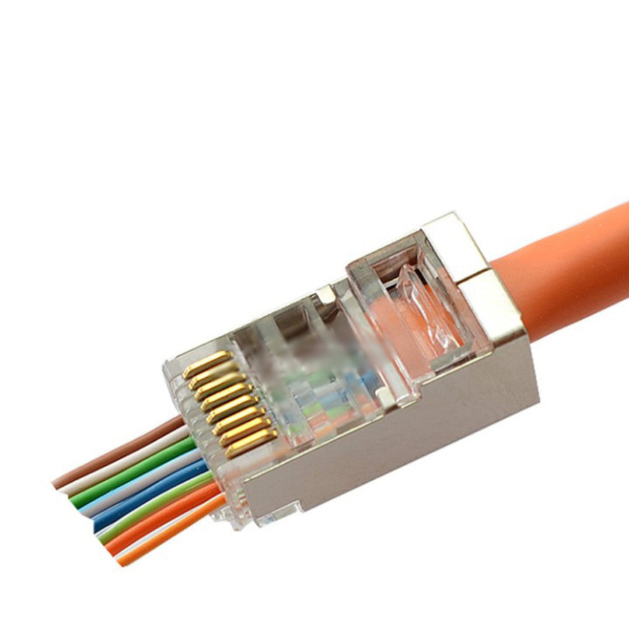 Conectores FTP Cat6 RJ45 Easy de 10U