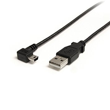 1.5m Mini USB Cable with Elbow