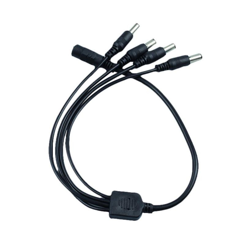 Divisor CC 1 x 4 saídas para fonte de alimentação CCTV