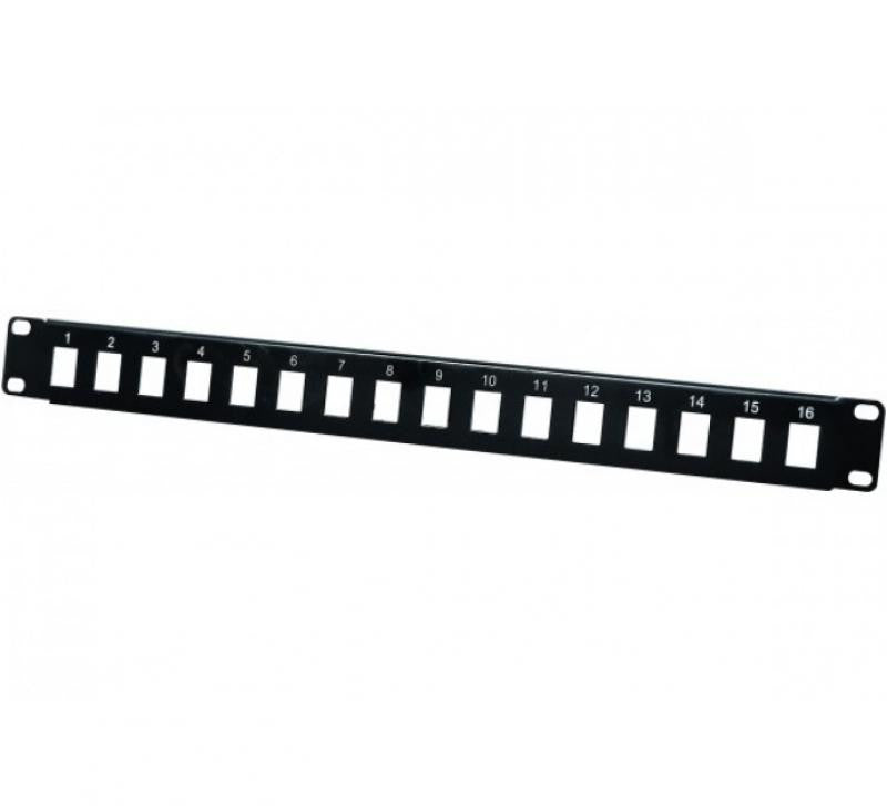19" Configurable Patch Panel 16 Connections