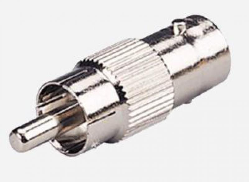 Conector BNC fêmea para RCA macho