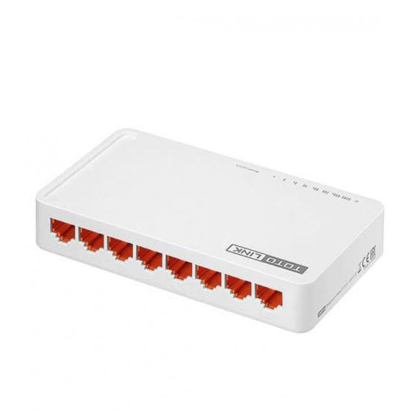 Switch Rj45 8 Ports 10/100 Mbps Networks, Rack and Accessories