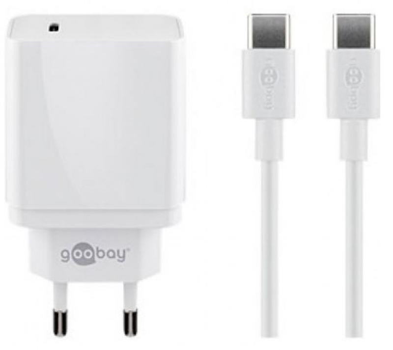 USB-C Fast Charger ?+ Cable (18 W) White