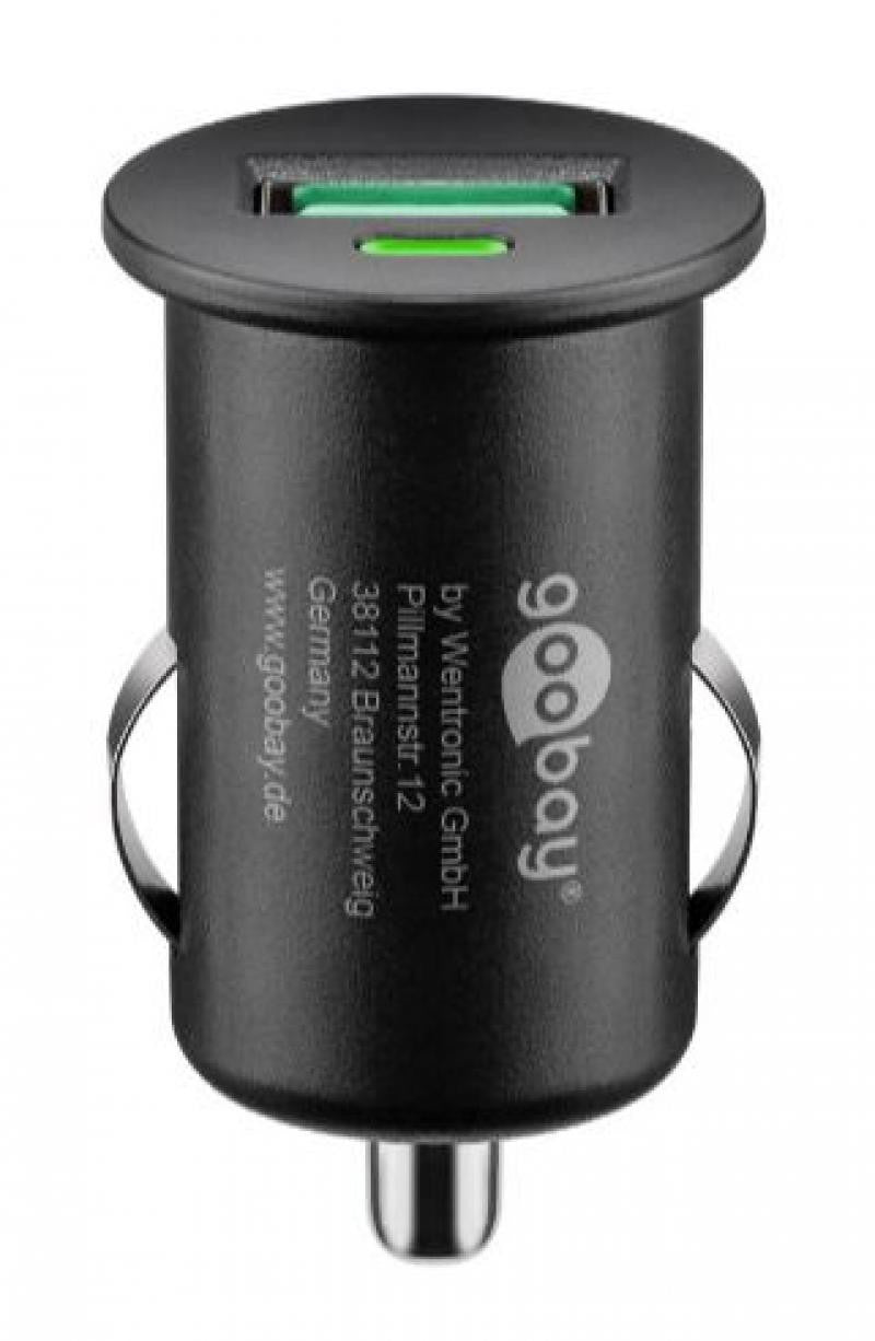 Carregador USB para automóvel com carregamento rápido