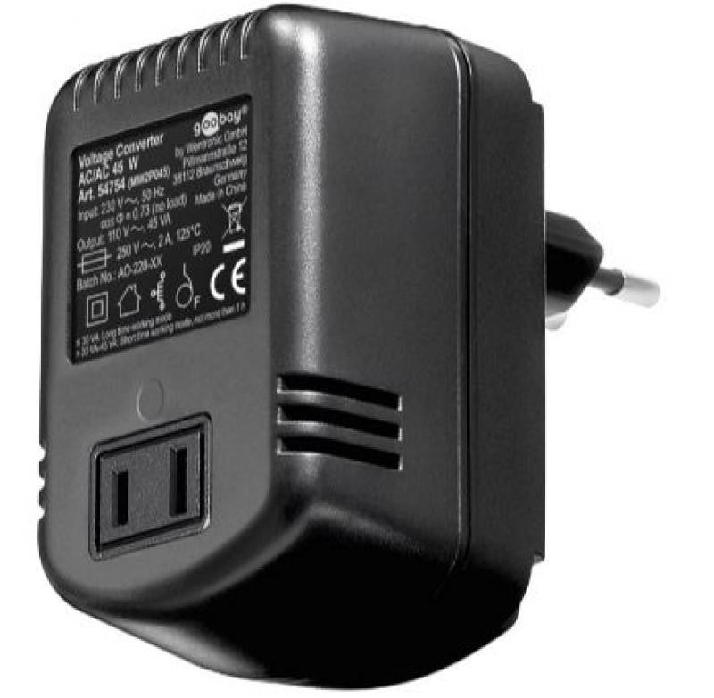 Conversores de tensão CA / Conversores de tensão de 45 W