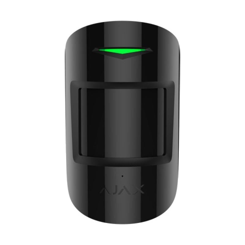 Detetor sem fios de PIR e quebra de vidro, seguro para animais de estimação, para sistemas AJAX, preto.