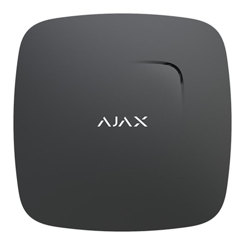 AJAX Smoke Detector with Wireless Temperature Sensor 868 MHz Jeweller in black