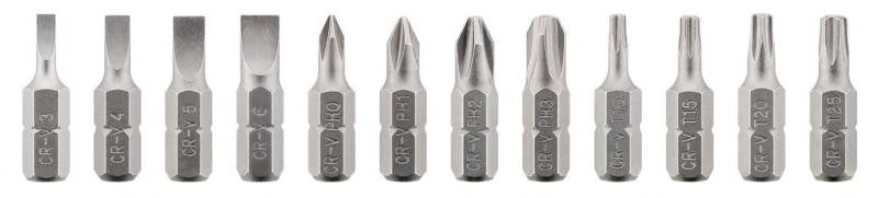 Conjunto de 13 peças de chaves de fendas com roquete