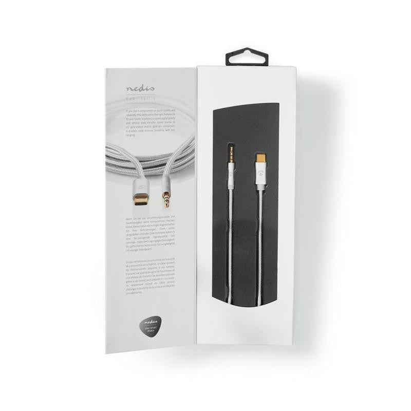 Cabo USB-C para Mini Jack de 3,5 mm (1 m)