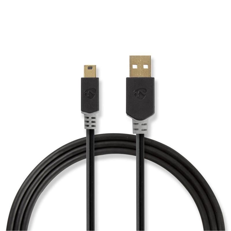 Mini USB 2.0 cable, 2m