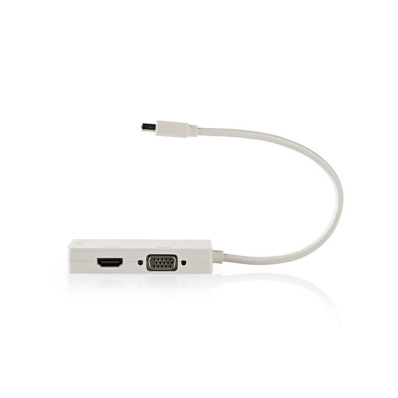 Mini Displayport Cable, with HDMI, DVI and VGA Outputs Cables