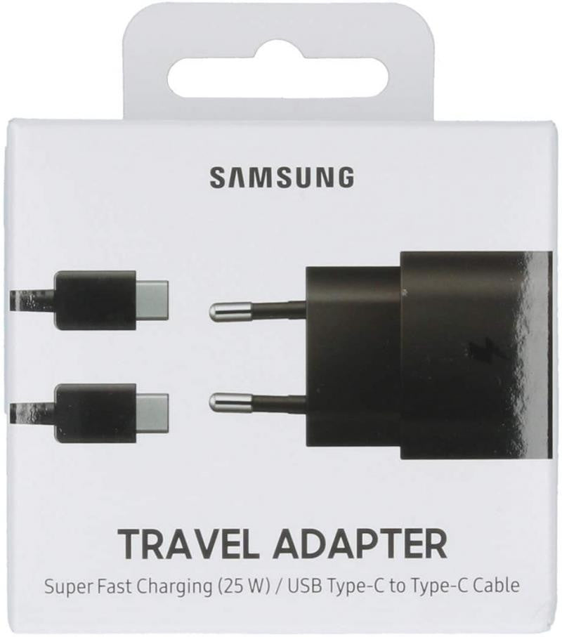 Carregador USB Samsung Ep-ta800 11V + Cabo USB-C 1m Preto