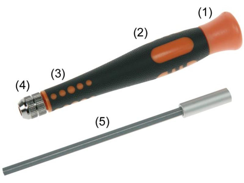 Jogo de chaves de fendas de precisão - 32 peças.