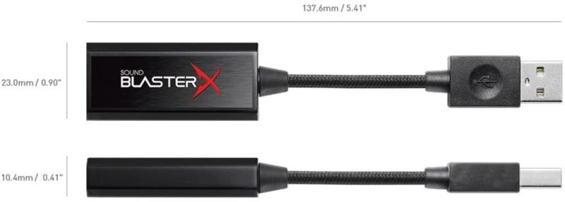 Portable 7.1 Audio Sound Card with Headphone Amplifier