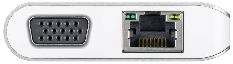 Base USB-C para HDMI + 2x USB 3.0 + CR-C RJ45 VGA 3.1