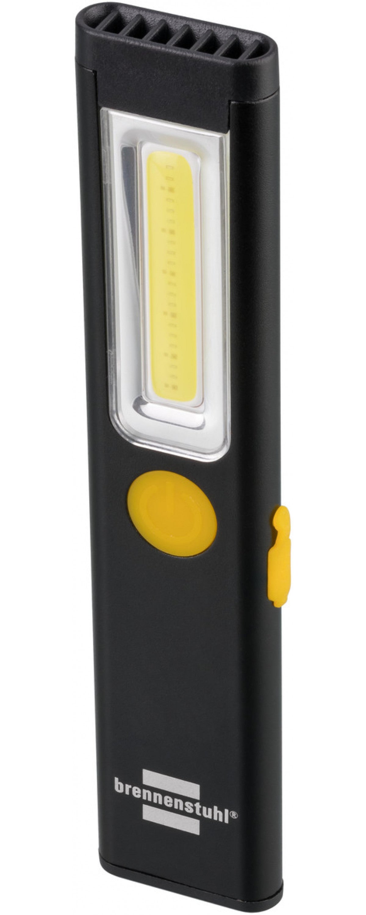 PL 200 A LED Flashlight with Rechargeable Battery for Workshop and Inspection (200 lm, Work Lighting Up to 12 h, COB, US Charging)