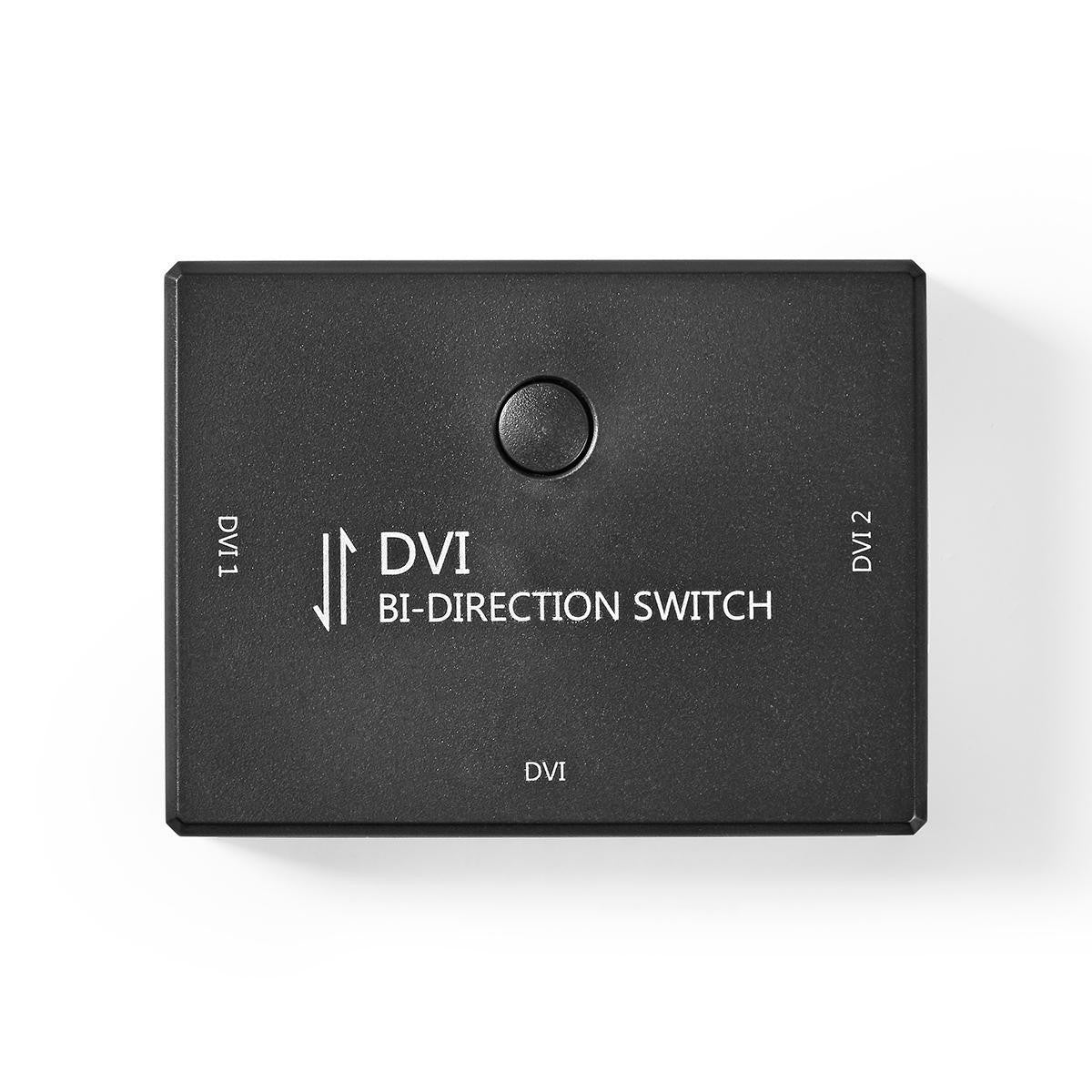 2 Port | Black Bi-Directional DVI Switch