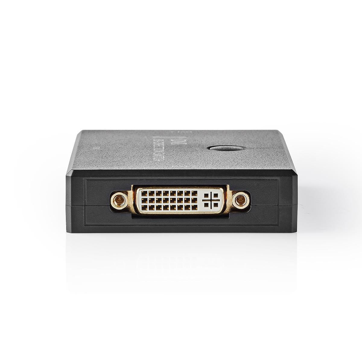 2 Port | Black Bi-Directional DVI Switch
