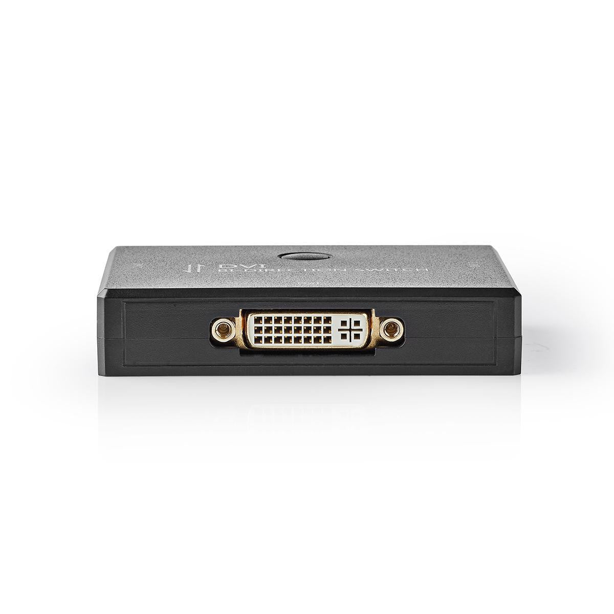 2 Port | Black Bi-Directional DVI Switch