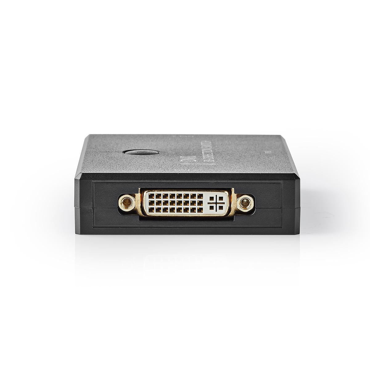 2 Port | Black Bi-Directional DVI Switch