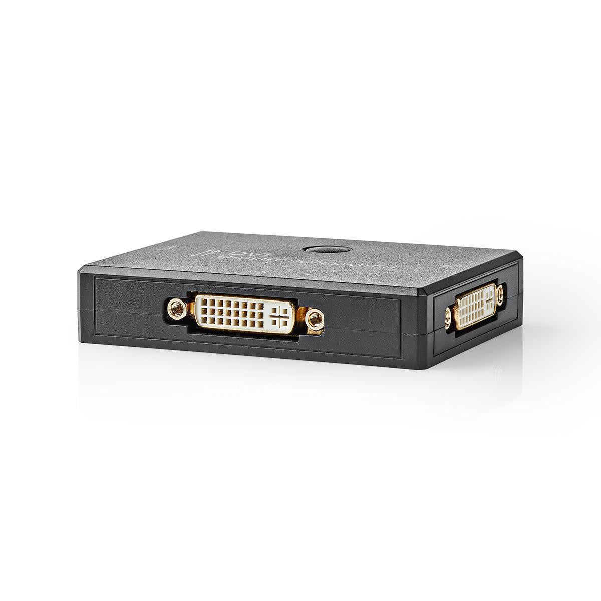 2 Port | Black Bi-Directional DVI Switch