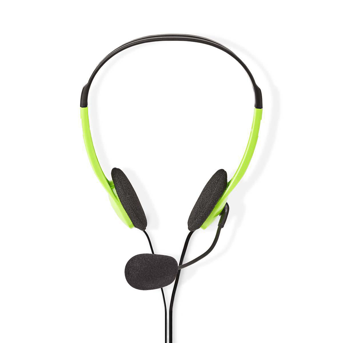 PC Headset | Headband 2 3.5mm Connectors 2.0m Green
