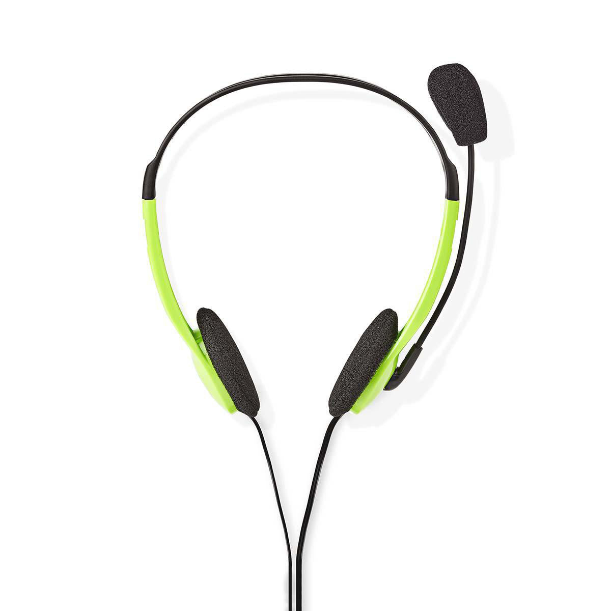 PC Headset | Headband 2 3.5mm Connectors 2.0m Green
