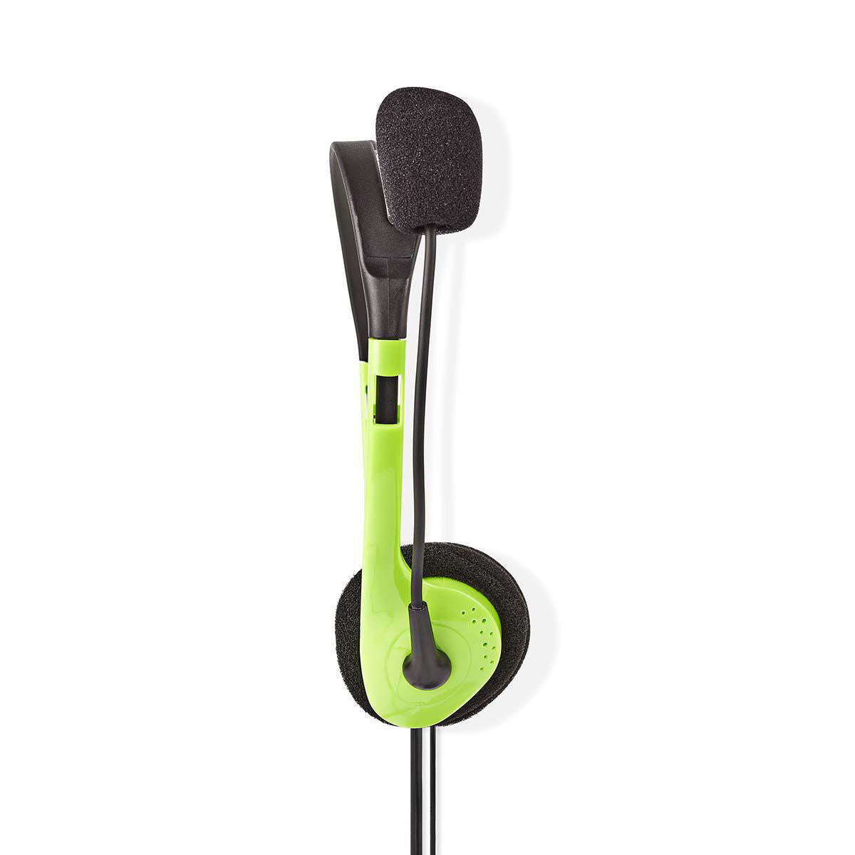PC Headset | Headband 2 3.5mm Connectors 2.0m Green