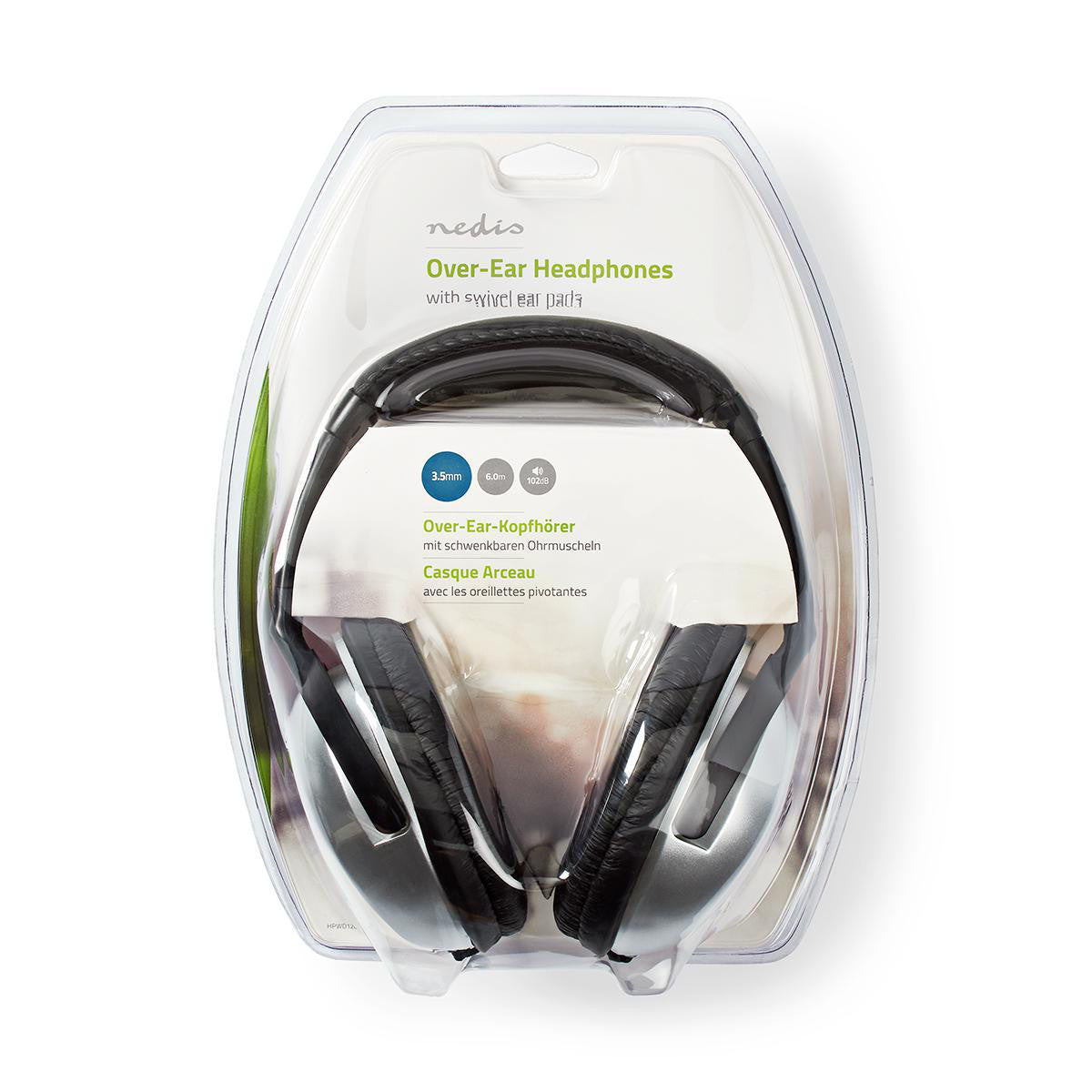 On-Ear Headphones | With 6m Cable Silver/Black