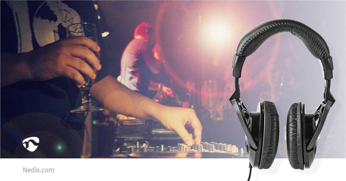 On-Ear Headphones | With 2.50m Cable Black