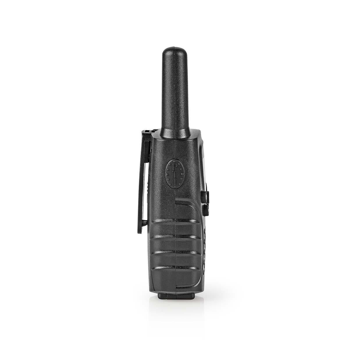 Walkie-talkie | Alcance de 8 km | Canais VOX | 2 unidades | Preto
