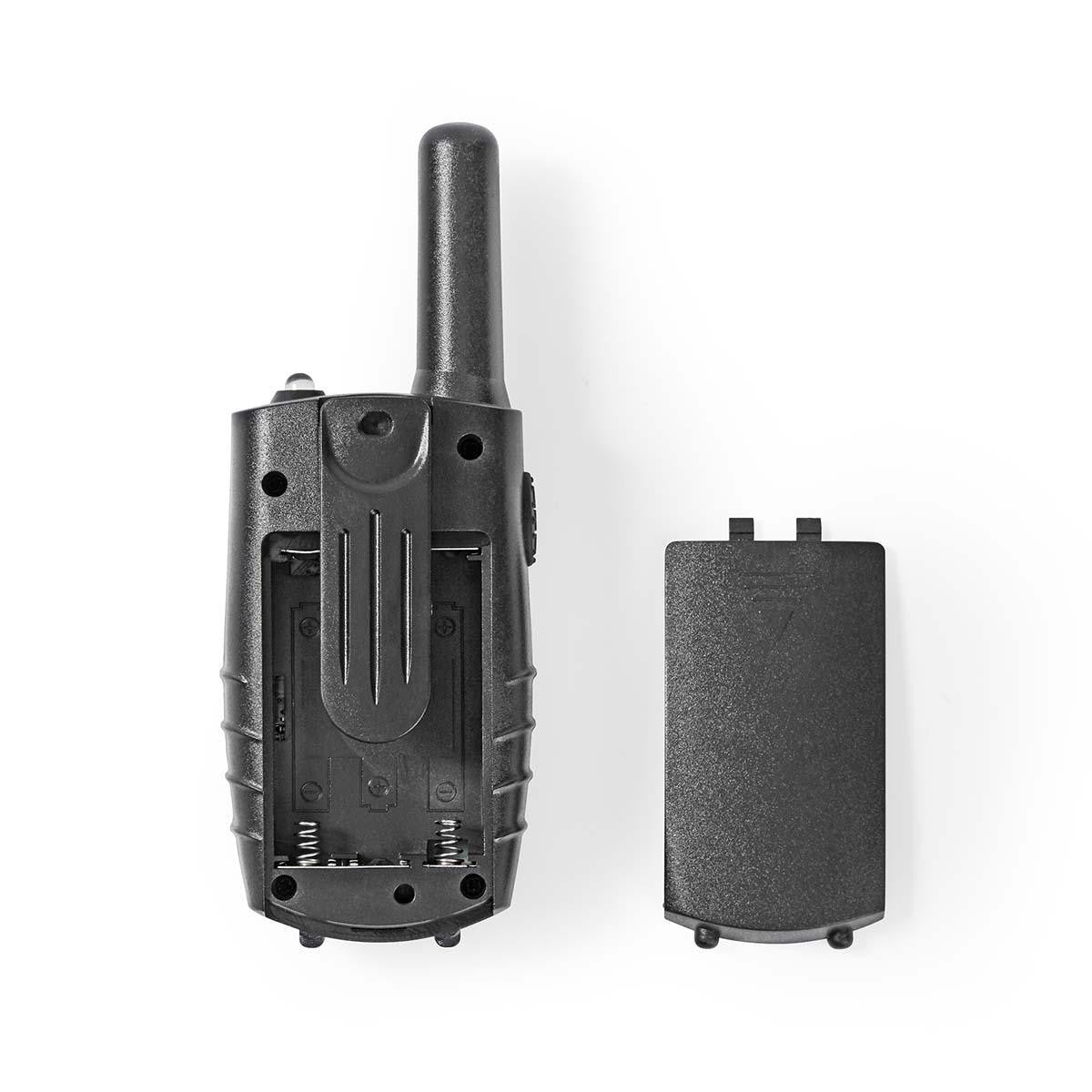 Walkie-talkie | Alcance de 8 km | Canais VOX | 2 unidades | Preto