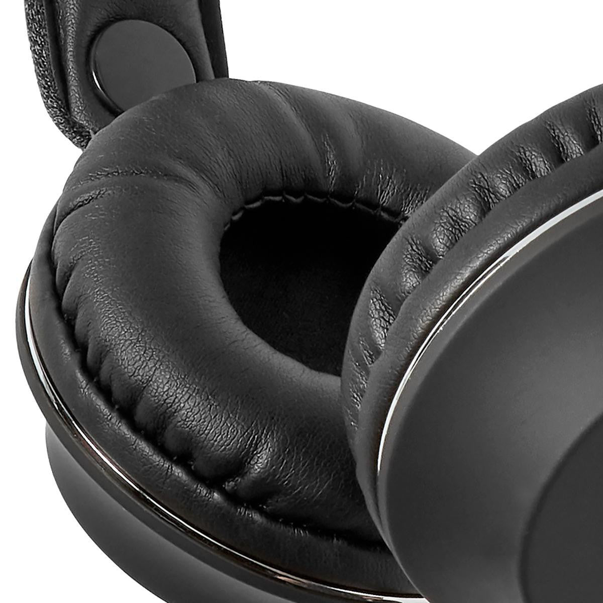 Wired Fabric Headphones | Over-Ear Audio 1.2m Anthracite/Black