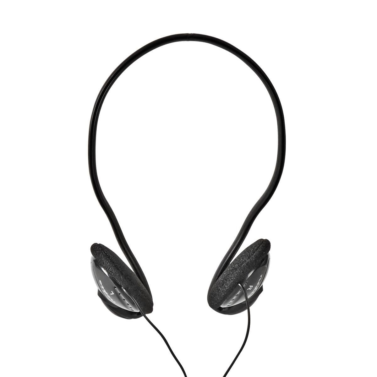 Wired Headband Headphones | 3.5 mm Cable Length: 2.10 m Black