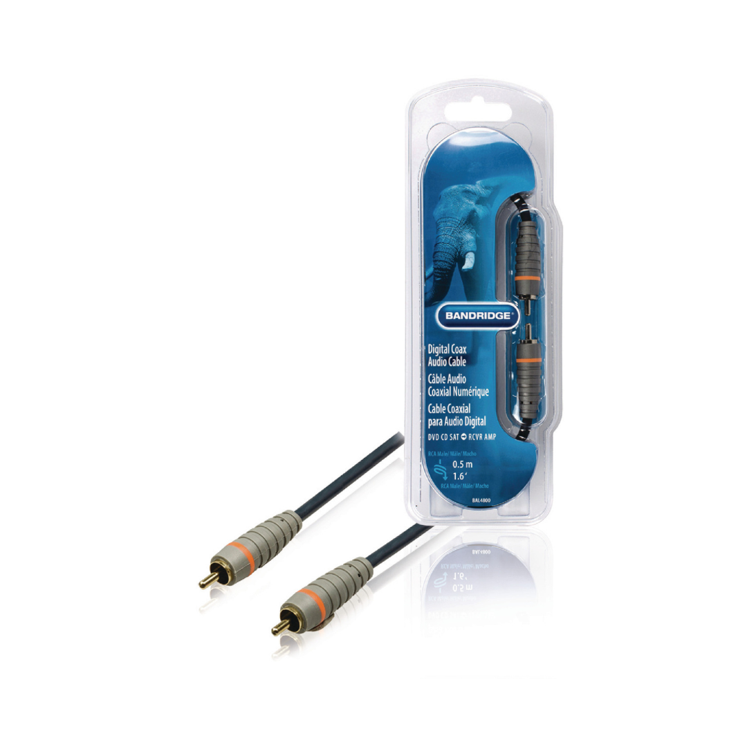 Digital Audio Coaxial Cable 0.50 m