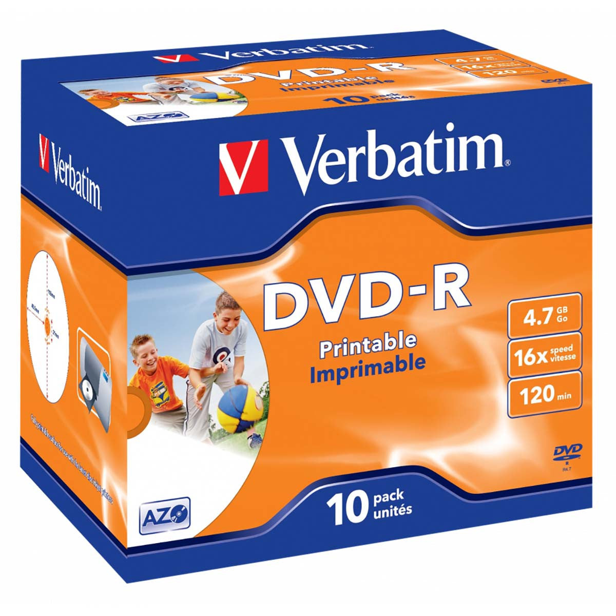 DVD 4.7 GB 10 Pieces