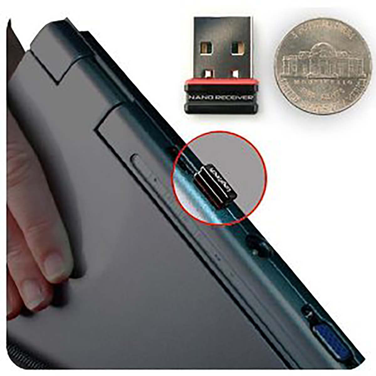 Logitech M185 Blue Wireless Mouse