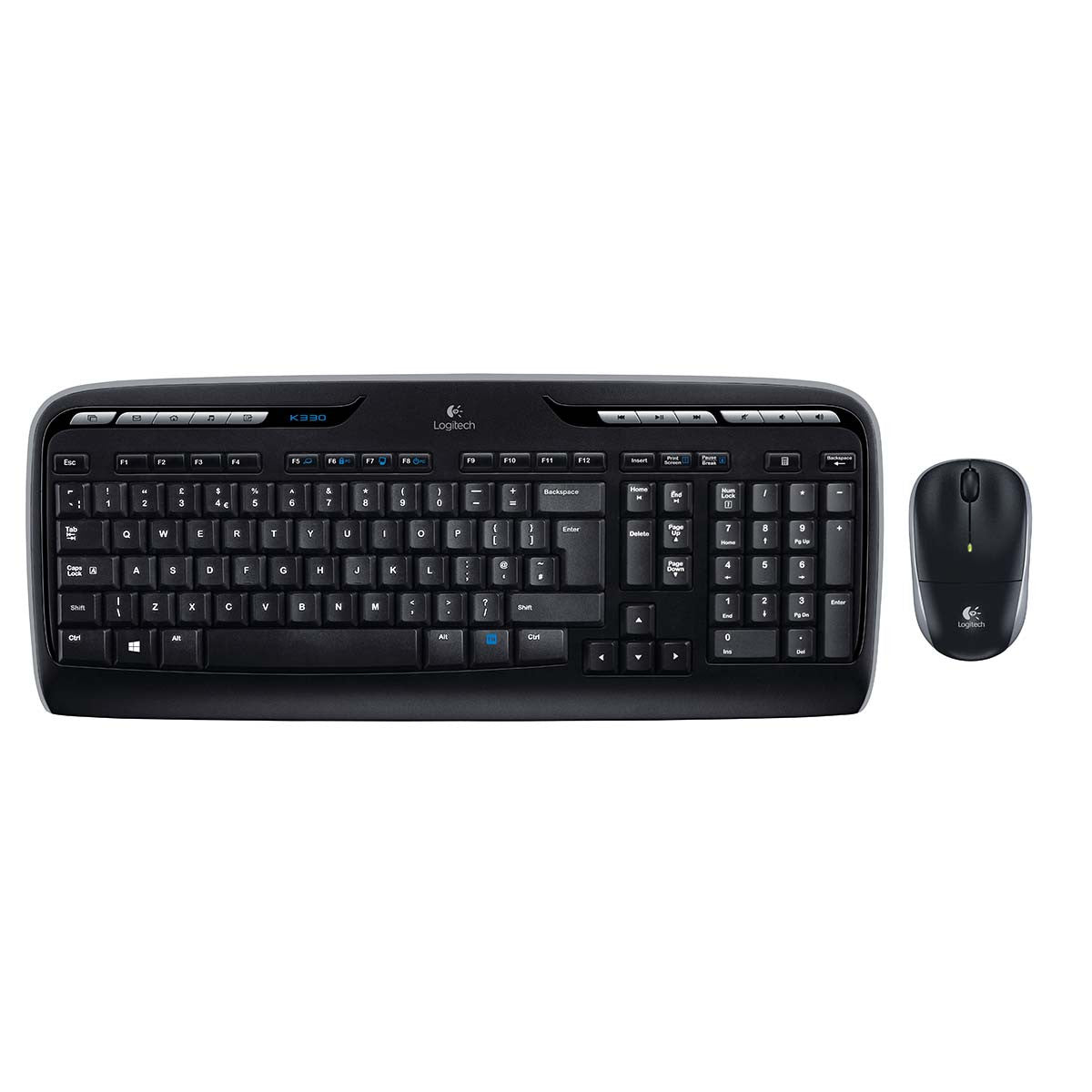 Teclado sem fios MK330 com rato integrado