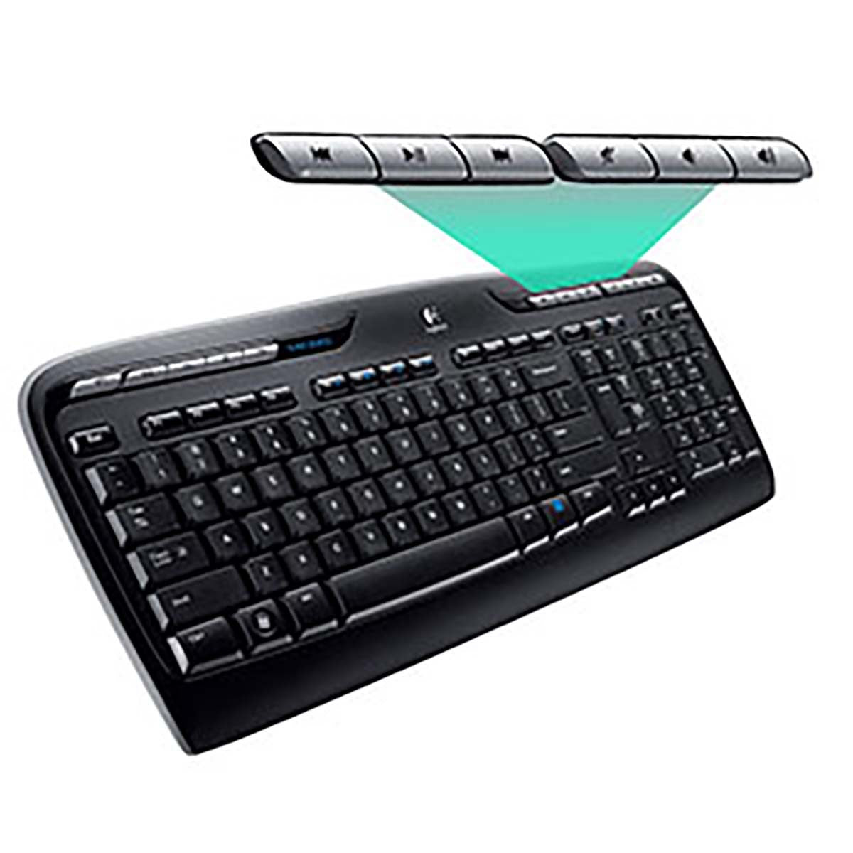 Teclado sem fios MK330 com rato integrado