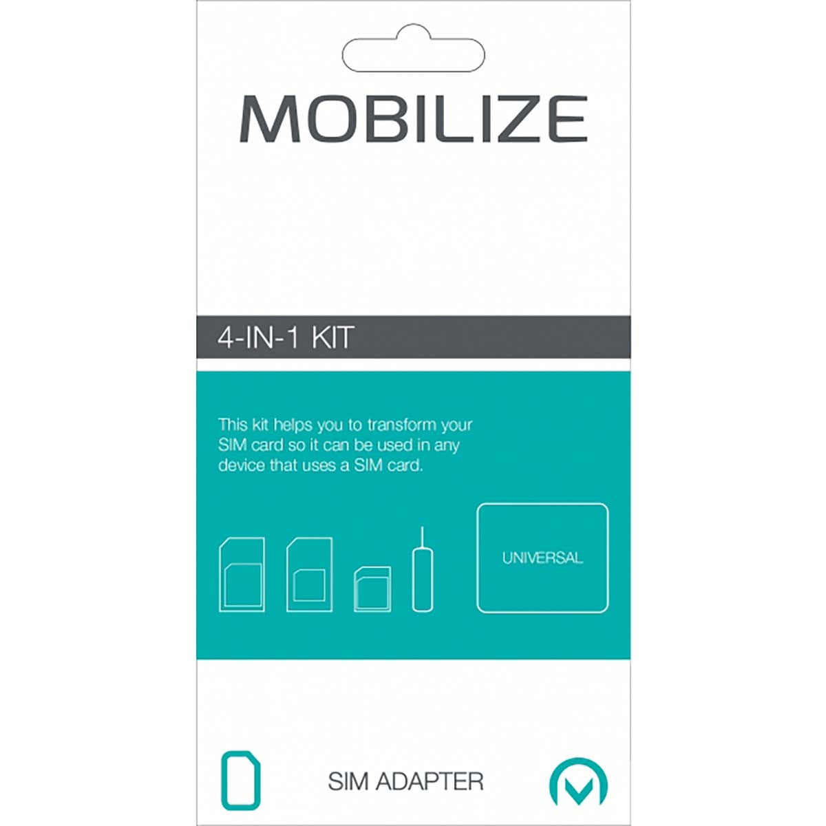 Kit Adaptador SIM para Telemóvel 4 em 1