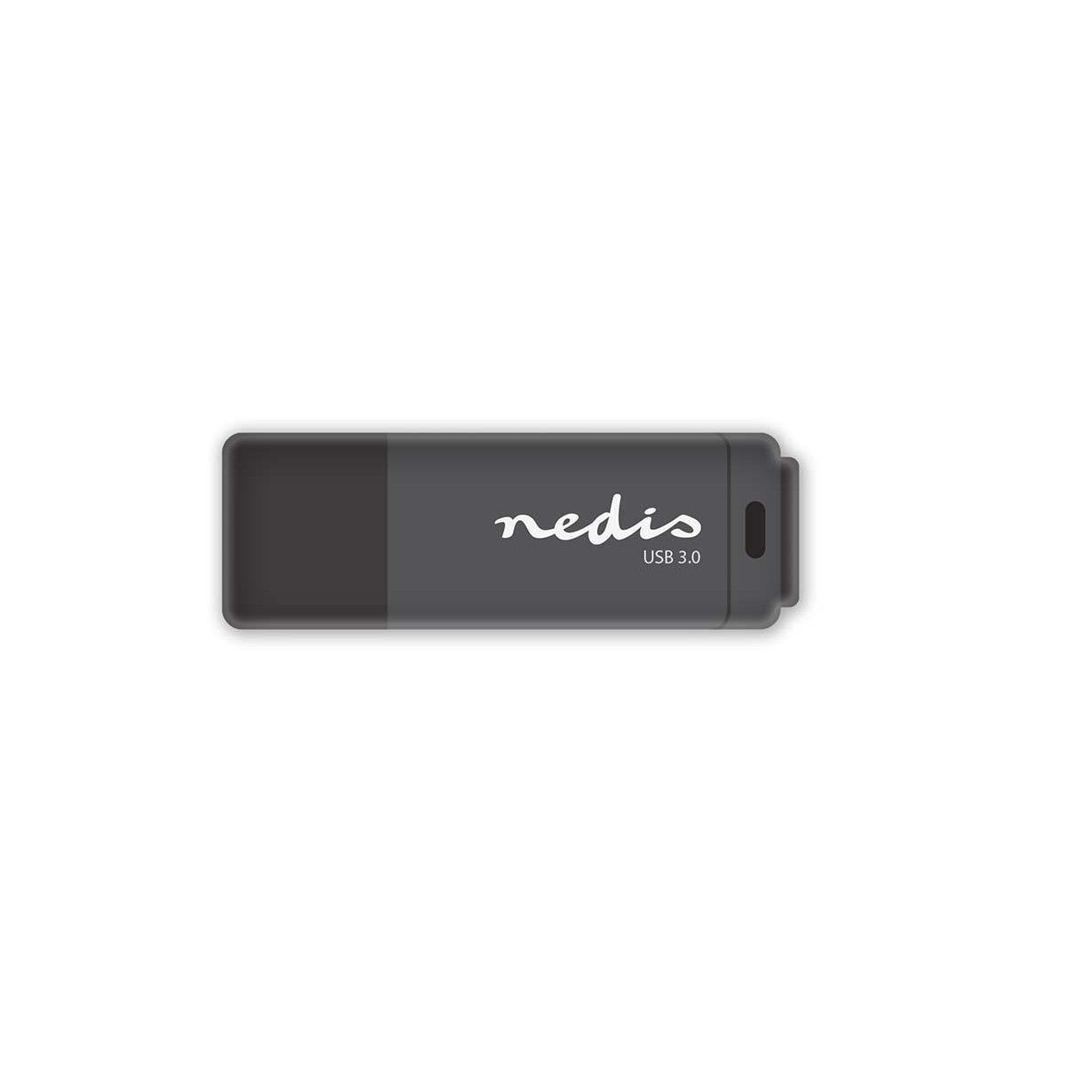Pen USB 3.0 | 128 GB, leitura a 80 Mbps/gravação a 10 Mbps, preto