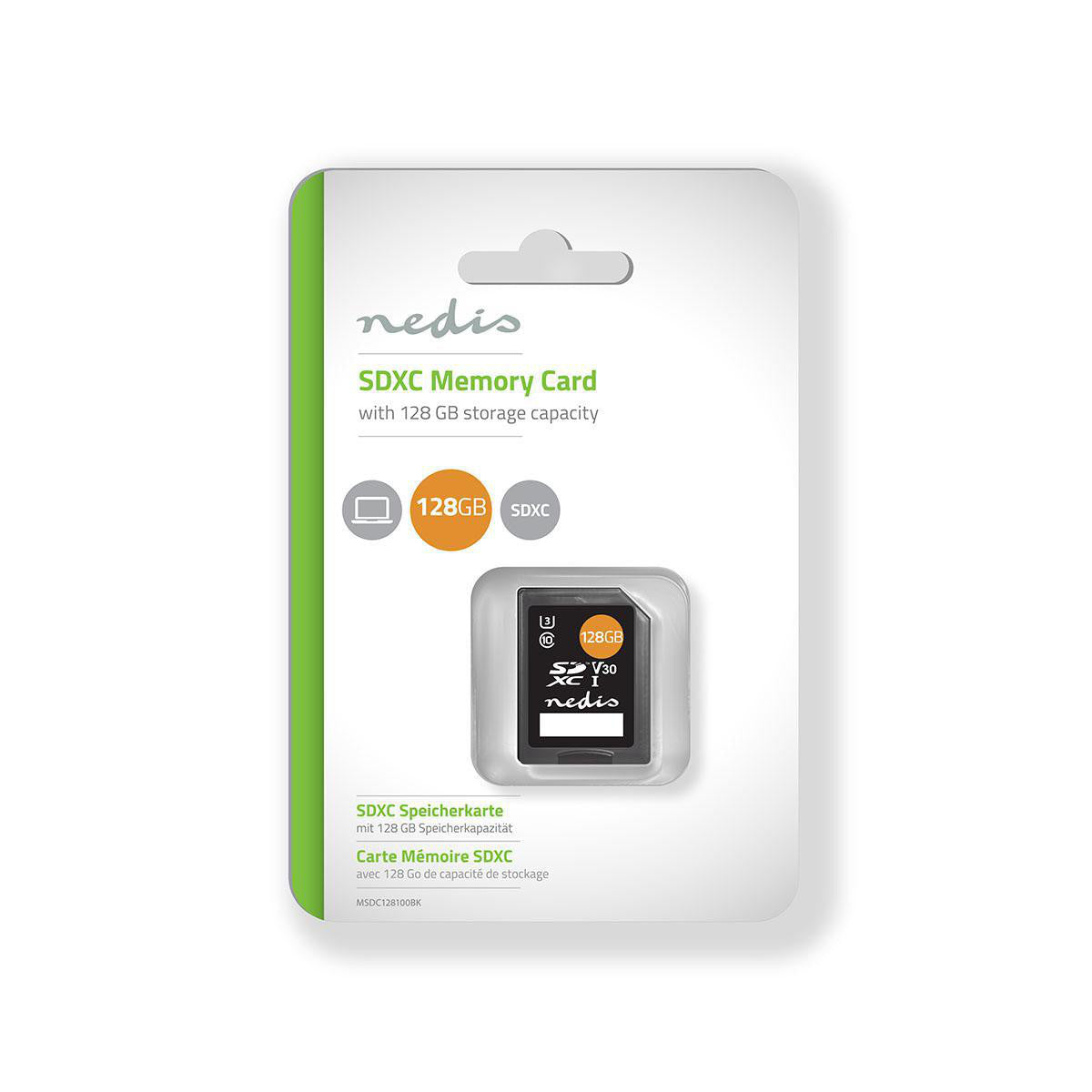 Memory Card | Sdxc 128 GB Write Up to 80 Mbps Class 10