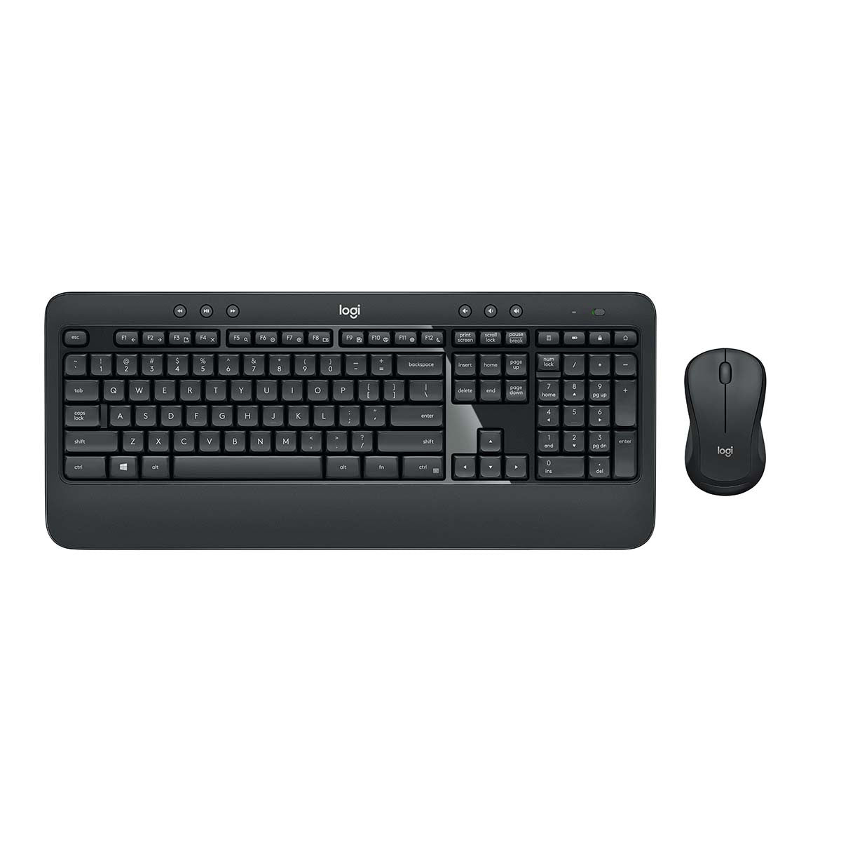 US International Multimedia Wireless Keyboard and Mouse Dark Grey Keyboards