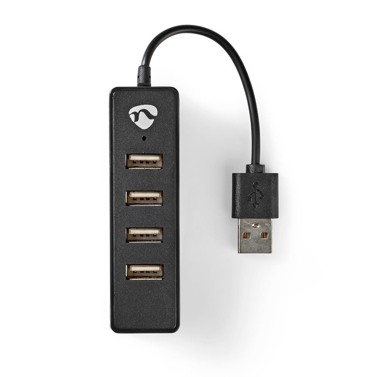 USB Hub | 4 USB 2.0 Ports Black