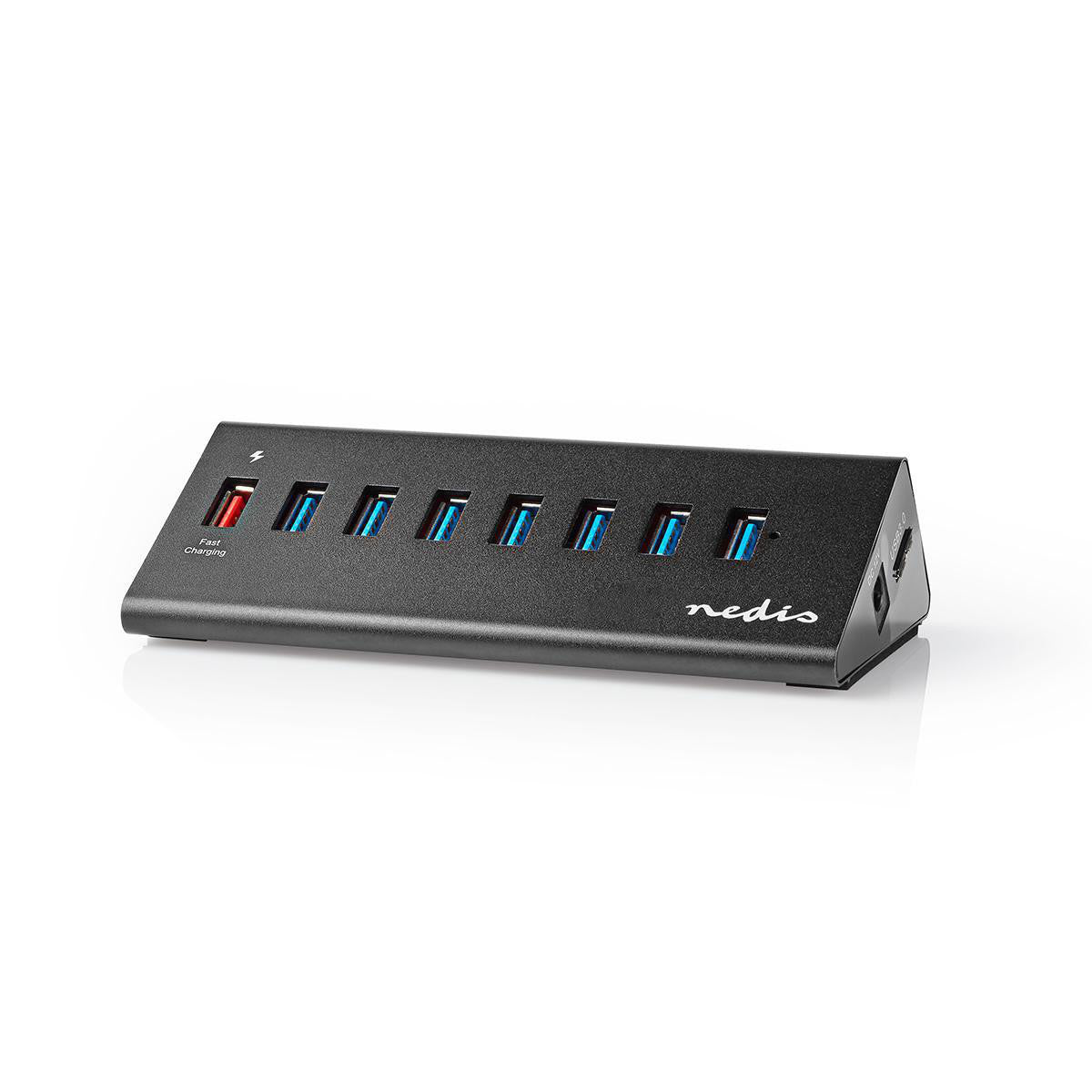 Concentrador USB | 8 Puertos Alimentación 3.0 QC3.0 5 Gbps