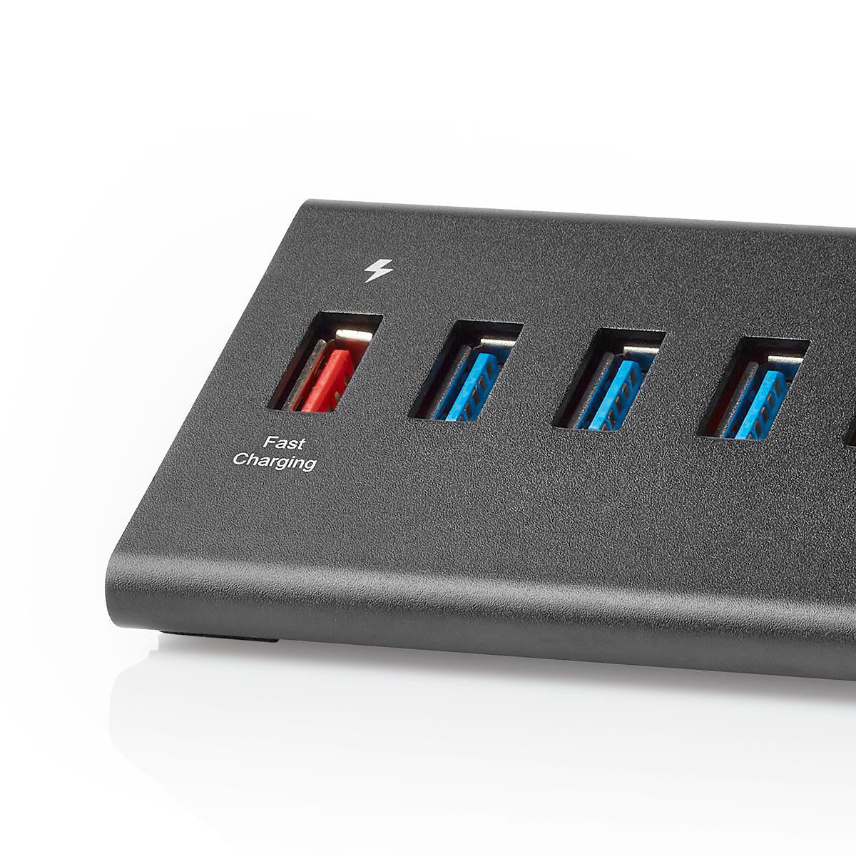 Concentrador USB | 8 Puertos Alimentación 3.0 QC3.0 5 Gbps