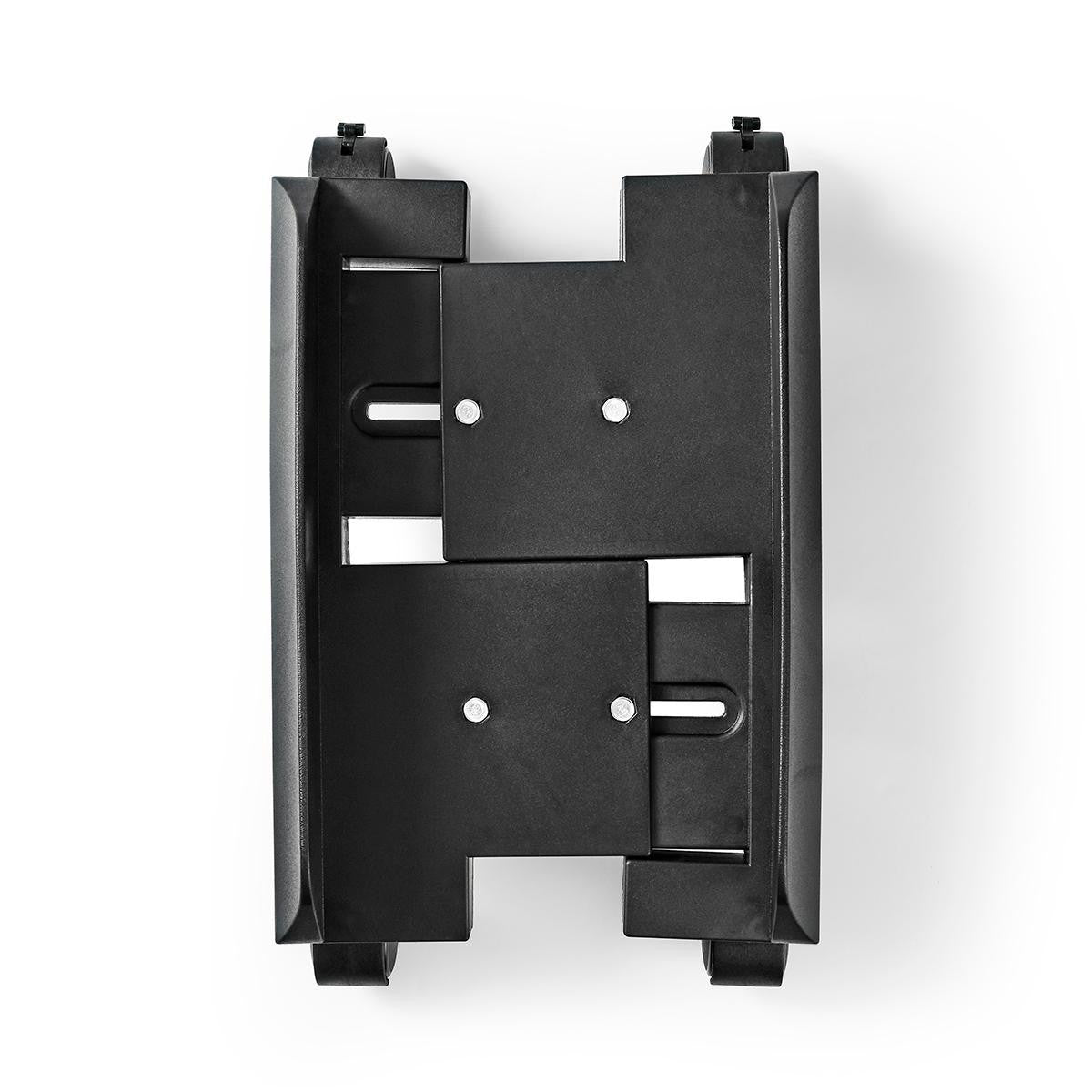 Suporte para PC de secretária | Largura ajustável, 4 rodízios giratórios com fecho