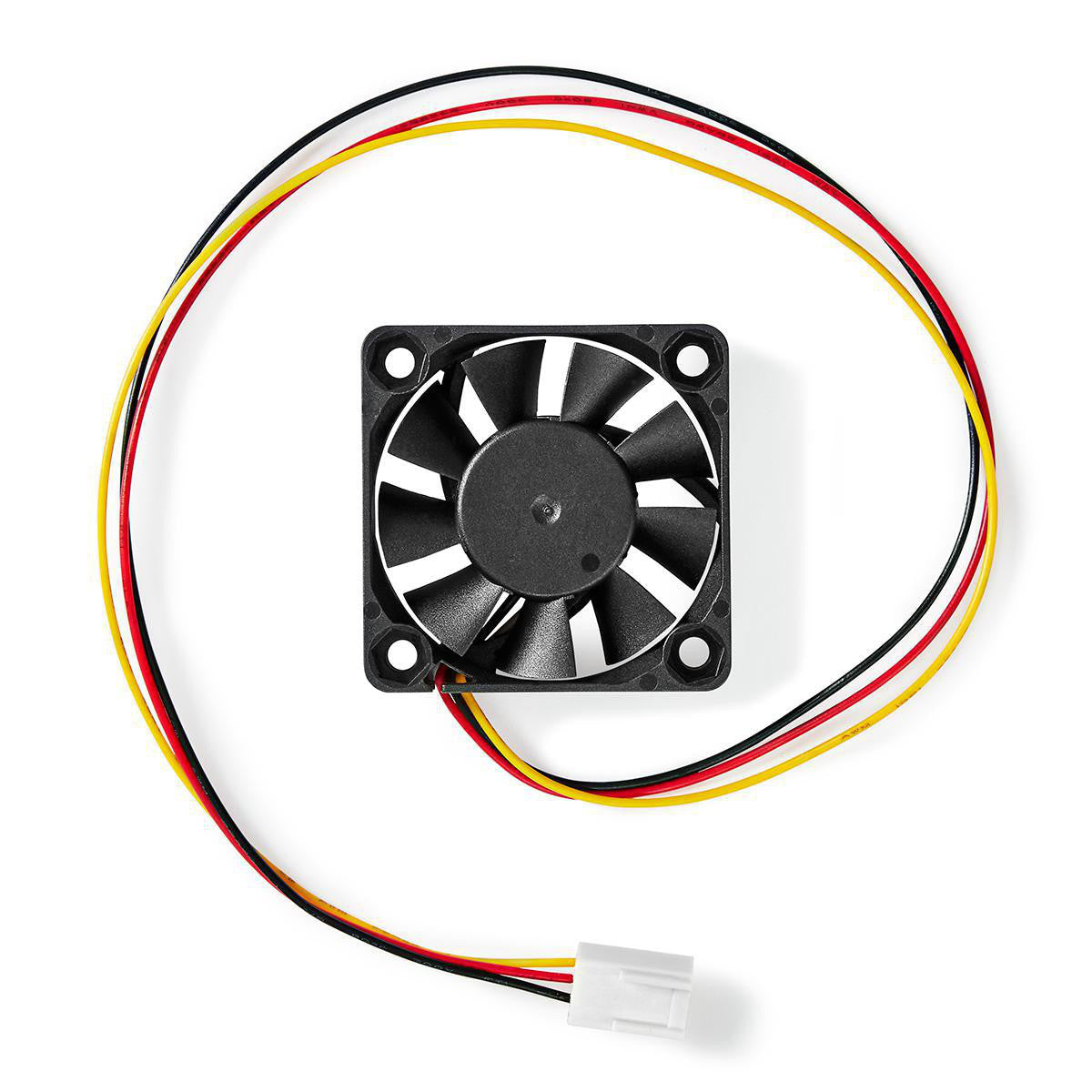 Ventoinha DC | Tamanho da ventoinha: 40 mm, 3 pinos, 27,9 dBA, preta