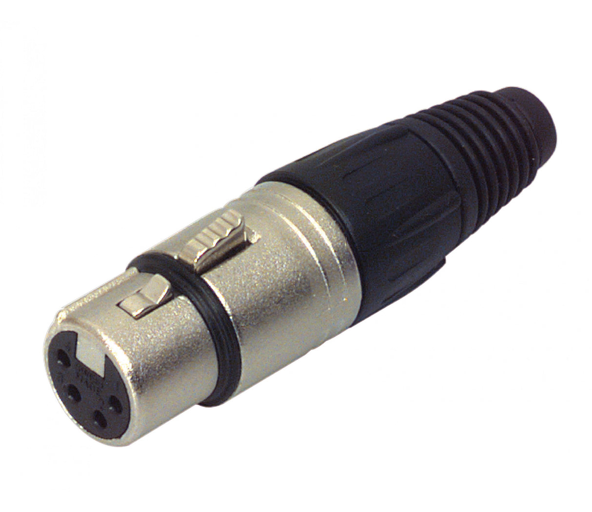 XLR Female Connector Metal Silver